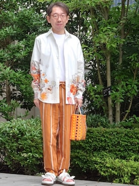 ちゃばこさん（メンズ・168cm）の夏コーディネート