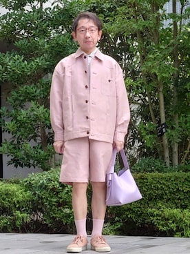 「Paul Smith（ポールスミス）のアイテム」を使った、ちゃばこさん（メンズ・168cm）の夏コーディネート