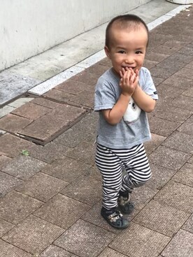 kontsuさん（キッズ・90cm）の秋コーディネート