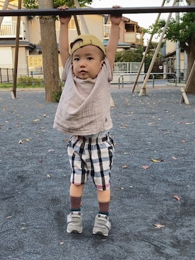 kontsuさん（キッズ・90cm）の秋コーディネート