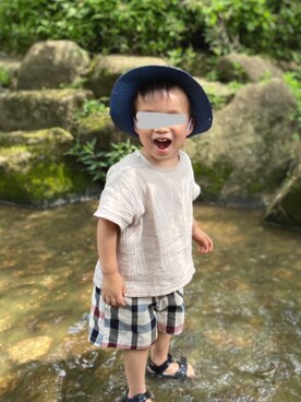 kontsuさん（キッズ・90cm）の夏コーディネート