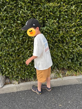 「KEEN（キーン）のアイテム」を使った、kontsuさん（キッズ・125cm）の夏コーディネート