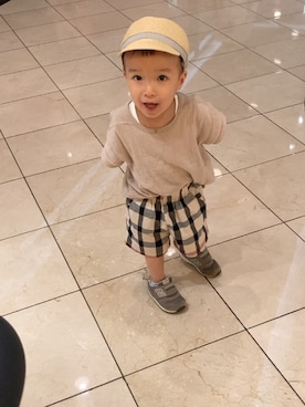 kontsuさん（キッズ・90cm）の夏コーディネート