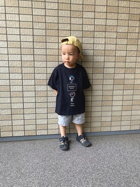 kontsuさん（キッズ・90cm）の夏コーディネート