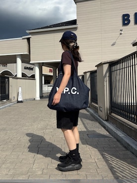 「アイテム（帽子）」を使った、haruさん（レディース・150cm・30代）の夏コーディネート