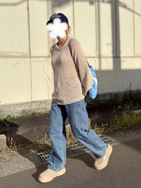 「アイテム（帽子）」を使った、haruさん（レディース・150cm・30代）の秋コーディネート