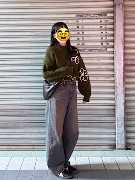 「LEMAIRE（ルメール）のアイテム」を使った、苦瓜さん（レディース・157cm）の冬コーディネート