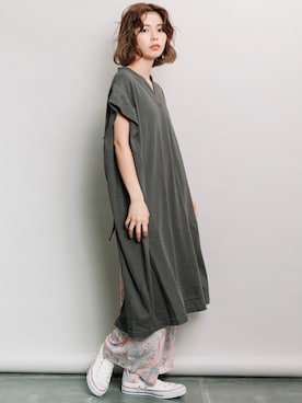 「refinedworks（リファインドワークス）のアイテム」を使った、refinedworks【相互】さん（レディース・158cm）の夏コーディネート