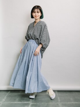 「refinedworks（リファインドワークス）のアイテム」を使った、refinedworks【相互】さん（レディース・158cm）の春コーディネート