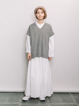 refinedworks【相互】さん（レディース・158cm）の冬コーディネート