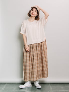 「refinedworks（リファインドワークス）のアイテム」を使った、refinedworks【相互】さん（レディース・158cm）の夏コーディネート