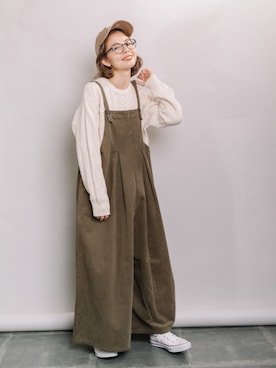 「キャップ女子」｜refinedworks【相互】さん（レディース・158cm）の秋コーディネート