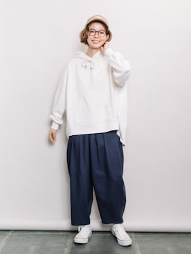 refinedworks【相互】さん（レディース・158cm）の冬コーディネート