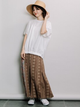 「refinedworks（リファインドワークス）のアイテム」を使った、refinedworks【相互】さん（レディース・158cm）の夏コーディネート