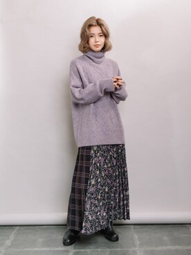 refinedworks【相互】さん（レディース・158cm）の冬コーディネート