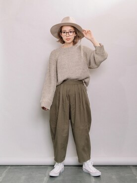 refinedworks【相互】さん（レディース・158cm）の秋コーディネート