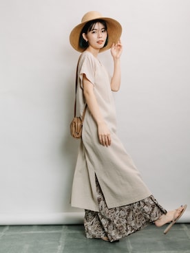 「refinedworks（リファインドワークス）のアイテム」を使った、refinedworks【相互】さん（レディース・158cm）の夏コーディネート