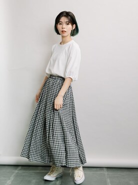 「refinedworks（リファインドワークス）のアイテム」を使った、refinedworks【相互】さん（レディース・158cm）の春コーディネート