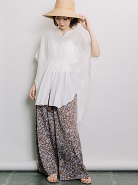 「refinedworks（リファインドワークス）のアイテム」を使った、refinedworks【相互】さん（レディース・158cm）の夏コーディネート