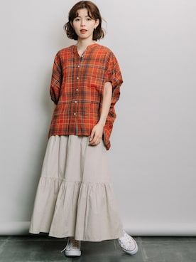 「refinedworks（リファインドワークス）のアイテム」を使った、refinedworks【相互】さん（レディース・158cm）の夏コーディネート