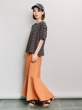 「refinedworks（リファインドワークス）のアイテム」を使った、refinedworks【相互】さん（レディース・158cm）の夏コーディネート