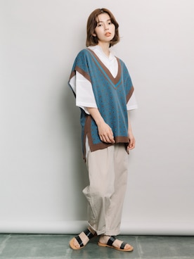 「refinedworks（リファインドワークス）のアイテム」を使った、refinedworks【相互】さん（レディース・158cm）の夏コーディネート