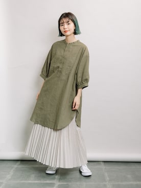 「refinedworks（リファインドワークス）のアイテム」を使った、refinedworks【相互】さん（レディース・158cm）の夏コーディネート