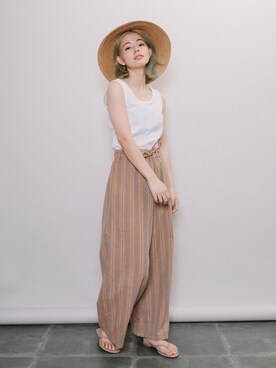 refinedworks【相互】さん（レディース・157cm）の夏コーディネート