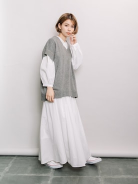 refinedworks【相互】さん（レディース・158cm）の春コーディネート