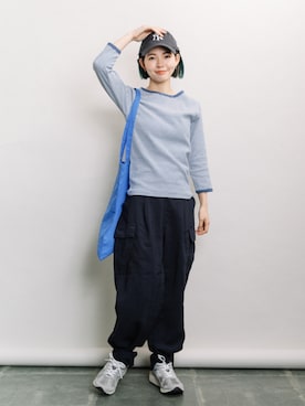 「refinedworks（リファインドワークス）のアイテム」を使った、refinedworks【相互】さん（レディース・158cm）の夏コーディネート