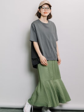 「refinedworks（リファインドワークス）のアイテム」を使った、refinedworks【相互】さん（レディース・158cm）の夏コーディネート