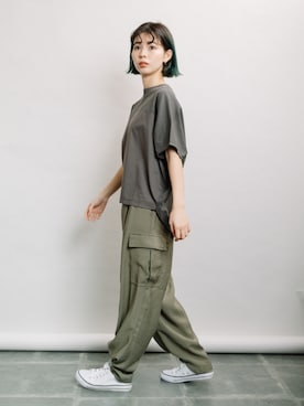 「refinedworks（リファインドワークス）のアイテム」を使った、refinedworks【相互】さん（レディース・158cm）の夏コーディネート