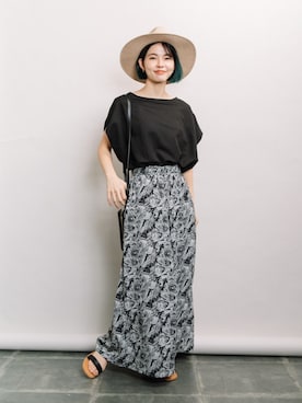 「refinedworks（リファインドワークス）のアイテム」を使った、refinedworks【相互】さん（レディース・158cm）の夏コーディネート