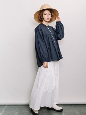 refinedworks【相互】さん（レディース・158cm）の冬コーディネート