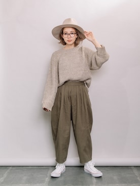 refinedworks【相互】さん（レディース・158cm）の秋コーディネート