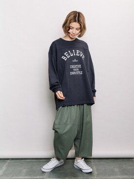refinedworks【相互】さん（レディース・158cm）の冬コーディネート