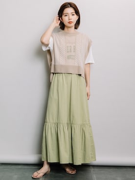 「refinedworks（リファインドワークス）のアイテム」を使った、refinedworks【相互】さん（レディース・158cm）の春コーディネート