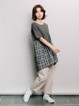 「refinedworks（リファインドワークス）のアイテム」を使った、refinedworks【相互】さん（レディース・158cm）の夏コーディネート