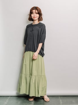 「refinedworks（リファインドワークス）のアイテム」を使った、refinedworks【相互】さん（レディース・158cm）の夏コーディネート