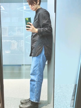 「IDEE（イデー）のアイテム」を使った、shizukaeruさん（レディース・168cm）の秋コーディネート