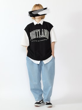 BOYSHE_staffさん（レディース・158cm）の夏コーディネート