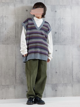 「BOYSHE（ボーイシー）のアイテム」を使った、BOYSHE_staffさん（レディース・150cm）の冬コーディネート