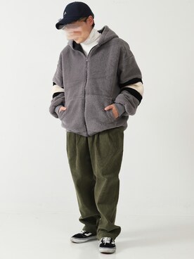 「BOYSHE（ボーイシー）のアイテム」を使った、BOYSHE_staffさん（レディース・160cm）の冬コーディネート