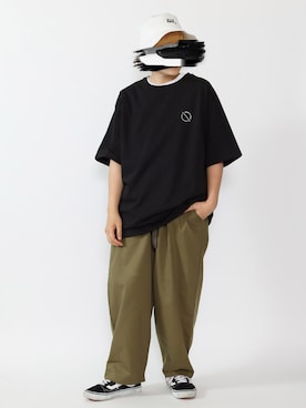 「BOYSHE（ボーイシー）のアイテム（帽子）」を使った、BOYSHE_staffさん（レディース・160cm）の夏コーディネート