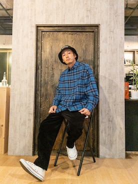 「オールスター」｜「アイテム（その他）」を使った、anchanさん（メンズ・170cm）の秋コーディネート