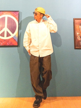 「SUBLIME（サブライム）のアイテム（キャップ）」を使った、anchanさん（メンズ・170cm）の春コーディネート