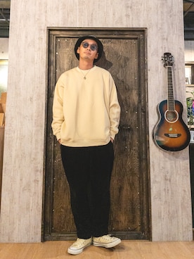 「オールスター」｜「アイテム（その他）」を使った、anchanさん（メンズ・170cm）の秋コーディネート