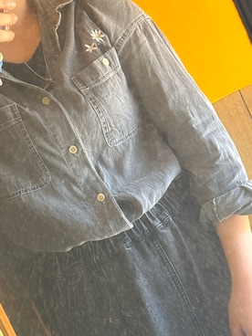 「Design Tshirts Store graniph（デザイン　ティーシャツ　ストア　グラニフ）のアイテム」を使った、綾🌱さん（レディース・158cm）の春コーディネート