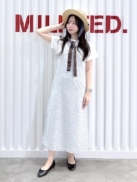 「MILKFED.（ミルクフェド）のアイテム」を使った、まりあさん（レディース・154cm）の春コーディネート