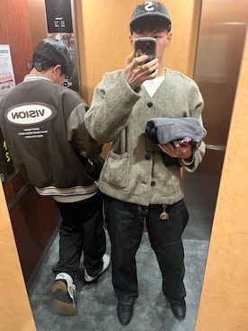 「SUGARHILL（シュガーヒル）のアイテム」を使った、aoさん（メンズ・176cm）の冬コーディネート